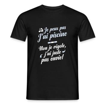 Je peux pas ultime - T-shirt homme - noir - Devant - AI Model Male 178 light (178cm)