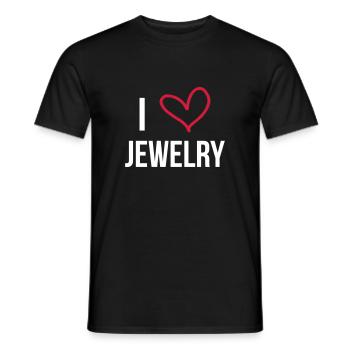 Jeweler / Jewel / Juwelier / Bijoutier / Diamond - Men's T-Shirt - black - Front - AI Model Male 178 light (178cm)