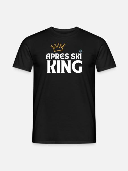 Aprés Ski King - Men's T-Shirt - black