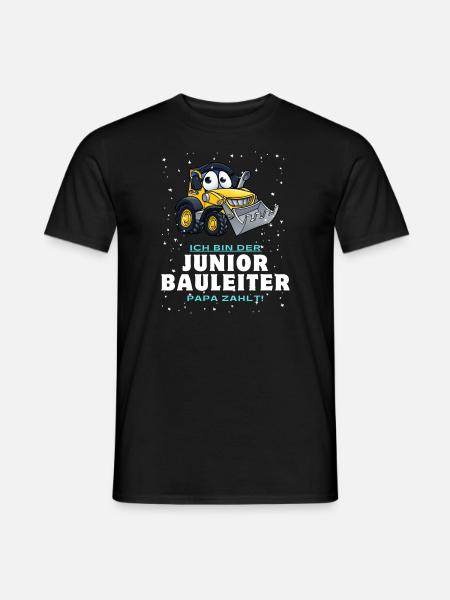 Junior Bauleiter - Männer T-Shirt - Schwarz