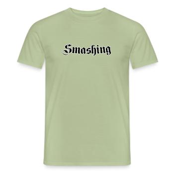 Smashing - Men's T-Shirt - sage - Front - AI Model Male 178 light (178cm)