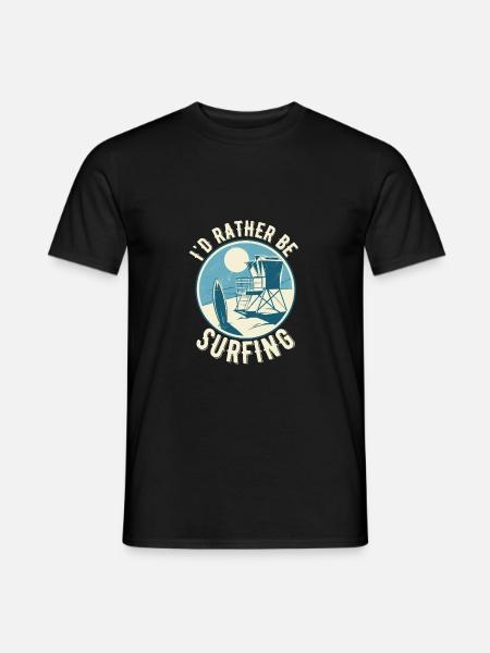 surfing - Men's T-Shirt - black