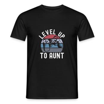 Aunt - Men's T-Shirt - black - Front - AI Model Male 178 light (178cm)