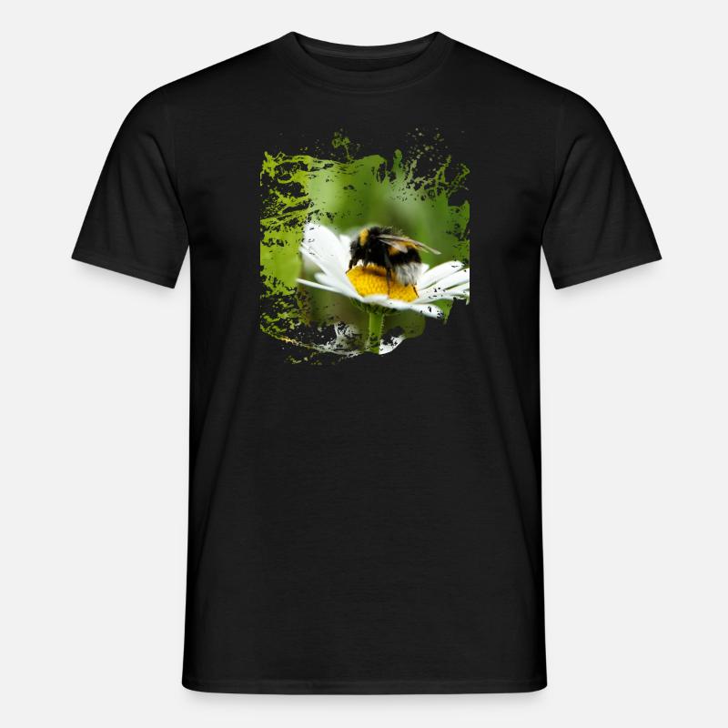Les bourdons sont les soeurs des abeilles. - T-shirt homme - noir