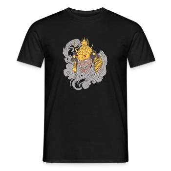 Leonaspis Samurai - Men's T-Shirt - black - Front - AI Model Male 178 light (178cm)