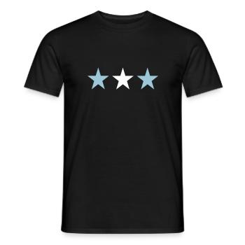 Argentine - T-shirt homme - noir - Devant - AI Model Male 178 light (178cm)