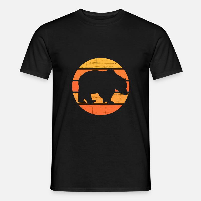Bär - Männer T-Shirt - Schwarz