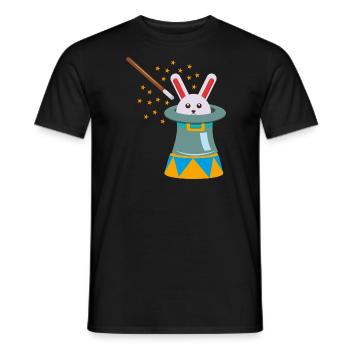 Lapin lapin lapin - T-shirt homme - noir - Devant - AI Model Male 178 light (178cm)