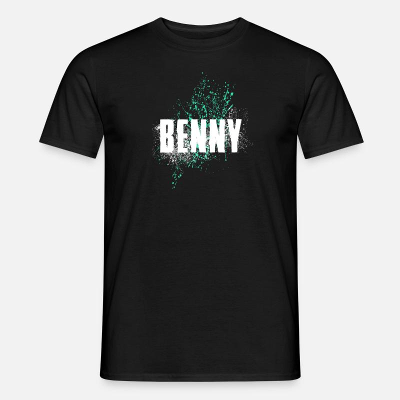 Benny - Männer T-Shirt - Schwarz