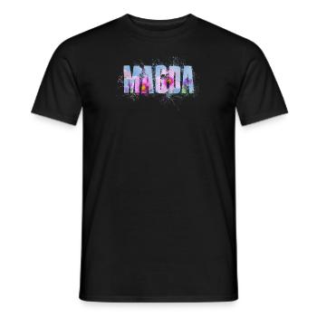 Magda - Men's T-Shirt - black - Front - AI Model Male 178 light (178cm)