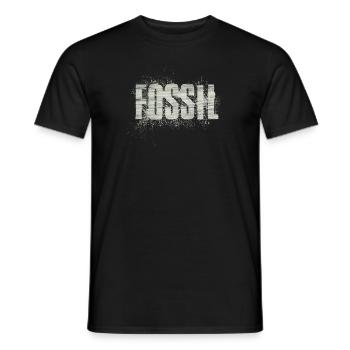fossile - T-shirt homme - noir - Devant - AI Model Male 178 light (178cm)