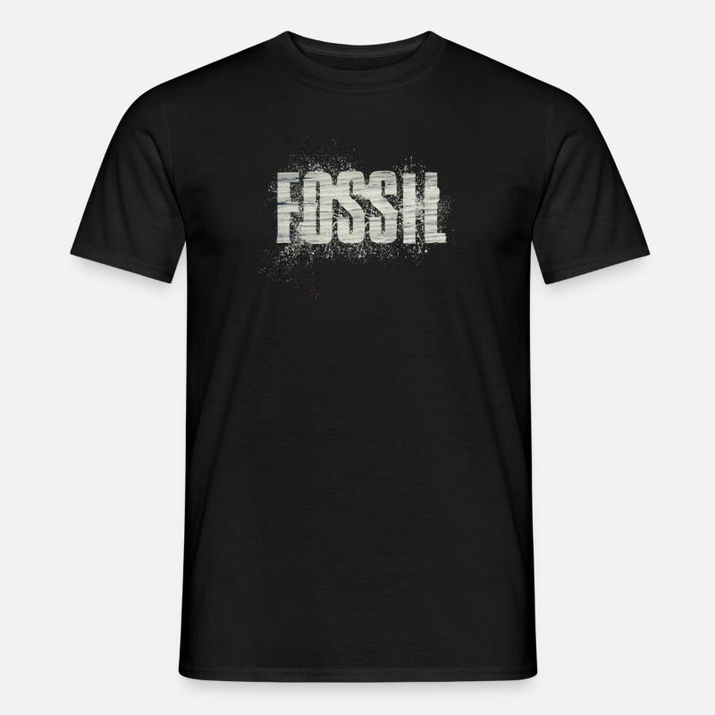 Fossil - Männer T-Shirt - Schwarz