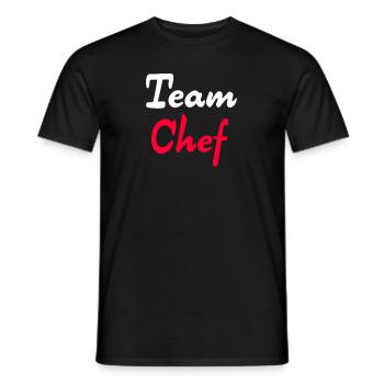 Team Boss - Men's T-Shirt - black - Front - AI Model Male 178 light (178cm)