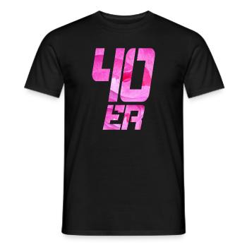 40 - T-shirt homme - noir - Devant - AI Model Male 178 light (178cm)