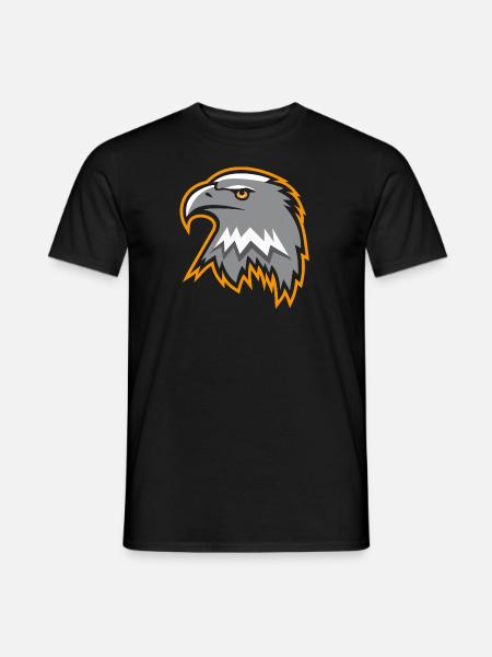 adler - Männer T-Shirt - Schwarz