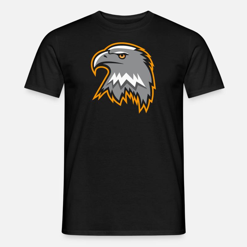 adler - Männer T-Shirt - Schwarz