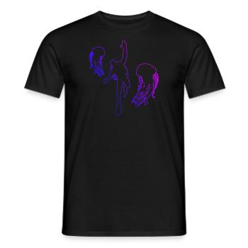 Plongée Plongée Plongée sous-marine Plongée libre - T-shirt homme - noir - Devant - AI Model Male 178 light (178cm)