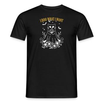 Je boo ce que je veux Halloween - T-shirt homme - noir - Devant - AI Model Male 178 light (178cm)