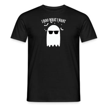Je boo ce que je veux Halloween - T-shirt homme - noir - Devant - AI Model Male 178 light (178cm)