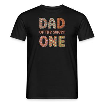 Papa du Sweet One Matching Birthday - T-shirt homme - noir - Devant - AI Model Male 178 light (178cm)