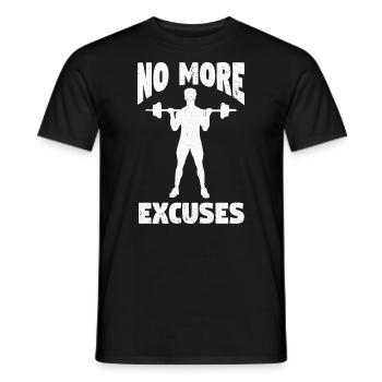 Fitness Musculation Force Triathlon Haltérophilie - T-shirt homme - noir - Devant - AI Model Male 178 light (178cm)