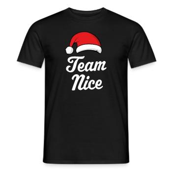 L’équipe Nice - T-shirt homme - noir - Devant - AI Model Male 178 light (178cm)