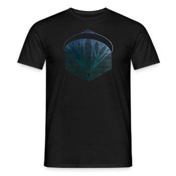 Paragleiter Paragleiten Parapente Gleitschirm - T-shirt homme - noir - Devant - AI Model Male 178 light (178cm)