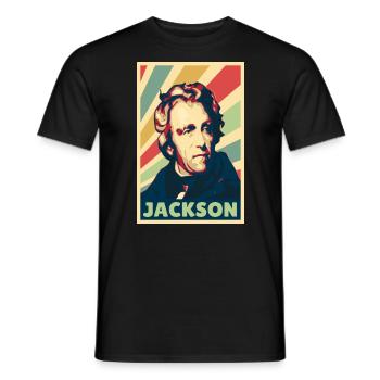 Andrew Jackson Vintage Colors - Men's T-Shirt - black - Front - AI Model Male 178 light (178cm)