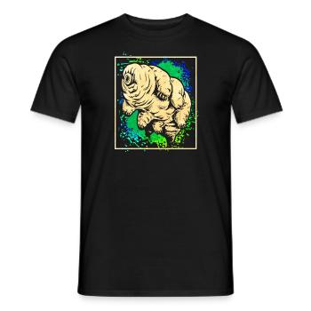 Tardigrade - Men's T-Shirt - black - Front - AI Model Male 178 light (178cm)