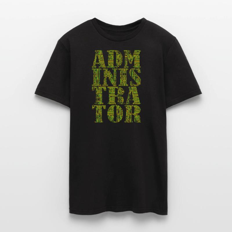 Administrator Admin IT EDP Computer PC Network Men's T-Shirt