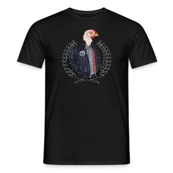 Garçon grossier de la vieille école - T-shirt homme - noir - Devant - AI Model Male 178 light (178cm)