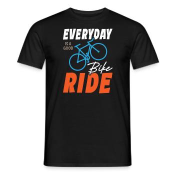 Everyday Is A Good Bike Ride - Männer T-Shirt - Schwarz - Vorne - AI Model Male 178 light (178cm)