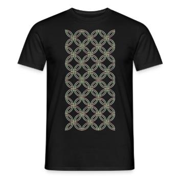 simple look - Men's T-Shirt - black - Front - AI Model Male 178 light (178cm)