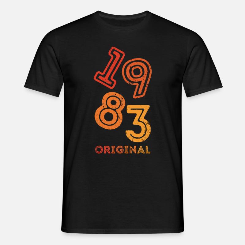 Original 1983 - Männer T-Shirt - Schwarz