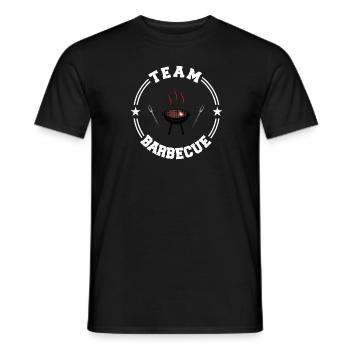 TEAM BARBECUE College Round W - T-shirt homme - noir - Devant - AI Model Male 178 light (178cm)
