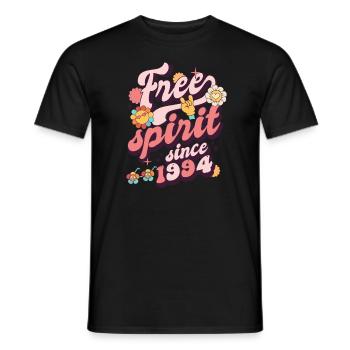 1994 Jahrgang Geburtstag Jahrgang 1994 - Männer T-Shirt - Schwarz - Vorne - AI Model Male 178 light (178cm)