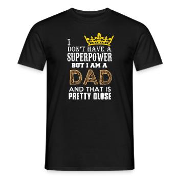 Grand papa - T-shirt homme - noir - Devant - AI Model Male 178 light (178cm)