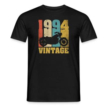 1994 Né anniversaire motard cadeau moto - T-shirt homme - noir - Devant - AI Model Male 178 light (178cm)