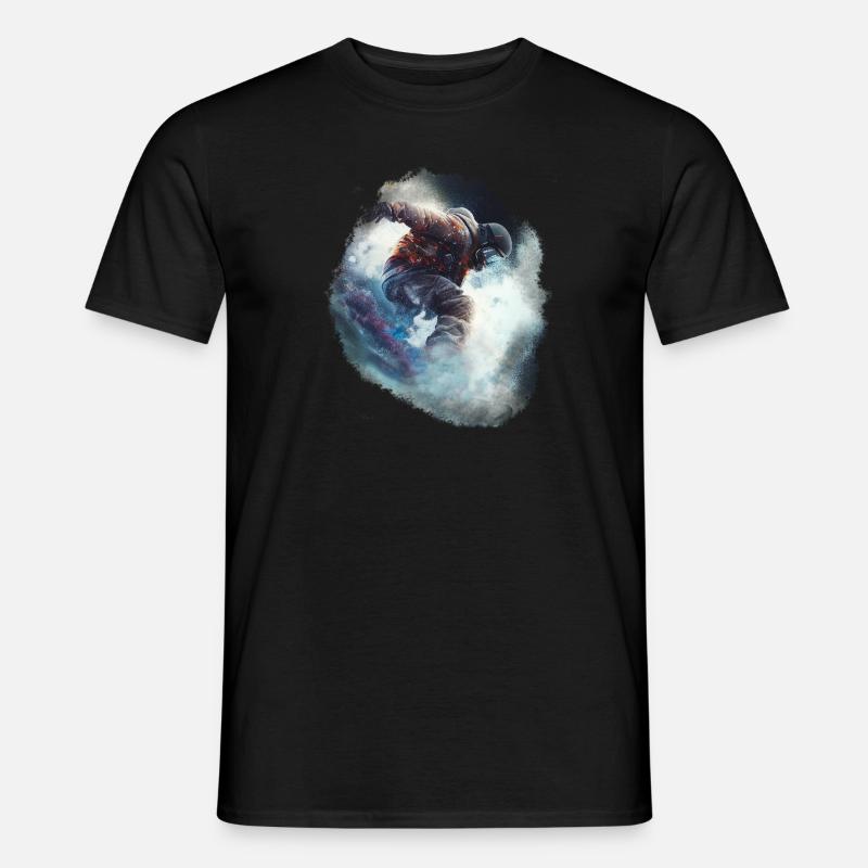 Snowboarder 11 - Männer T-Shirt - Schwarz