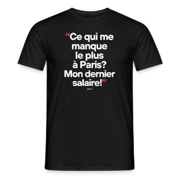 Citation célèbre footballeur - T-shirt homme - noir - Devant - AI Model Male 178 light (178cm)