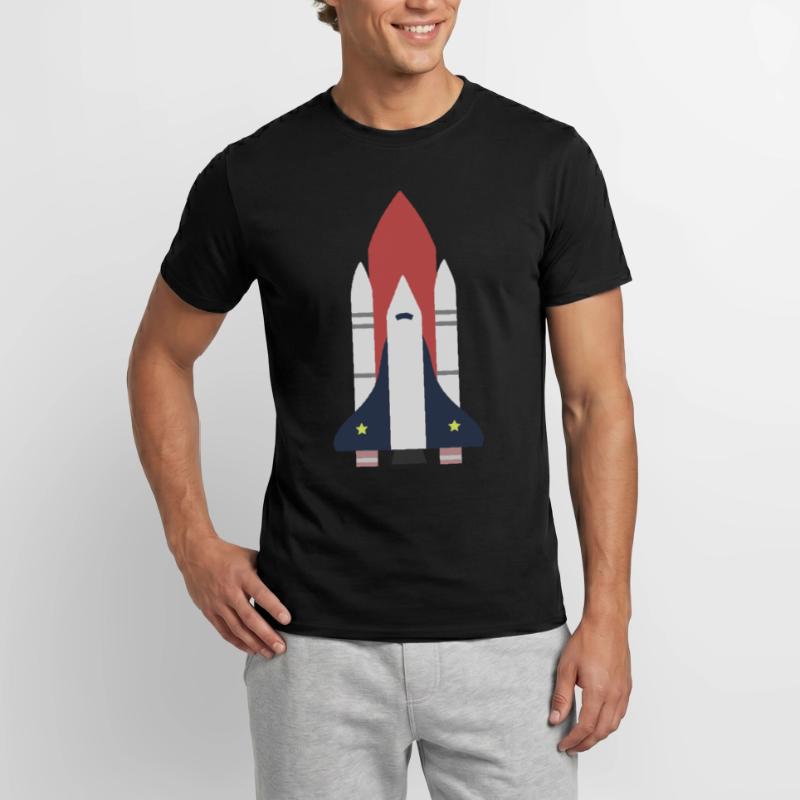 Rocket space gift idea Men's T-Shirt
