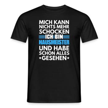 Concierge non choquable - T-shirt homme - noir - Devant - AI Model Male 178 light (178cm)