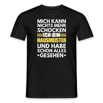 Concierge non choquable - T-shirt homme - noir - Devant - AI Model Male 178 light (178cm)