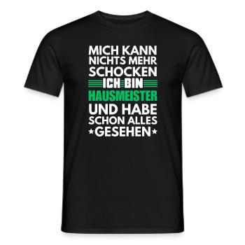 Concierge non choquable - T-shirt homme - noir - Devant - AI Model Male 178 light (178cm)