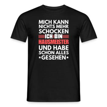 Unshockable caretaker - Men's T-Shirt - black - Front - AI Model Male 178 light (178cm)