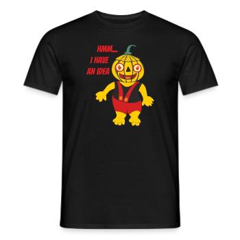 J’ai une idée - T-shirt homme - noir - Devant - AI Model Male 178 light (178cm)