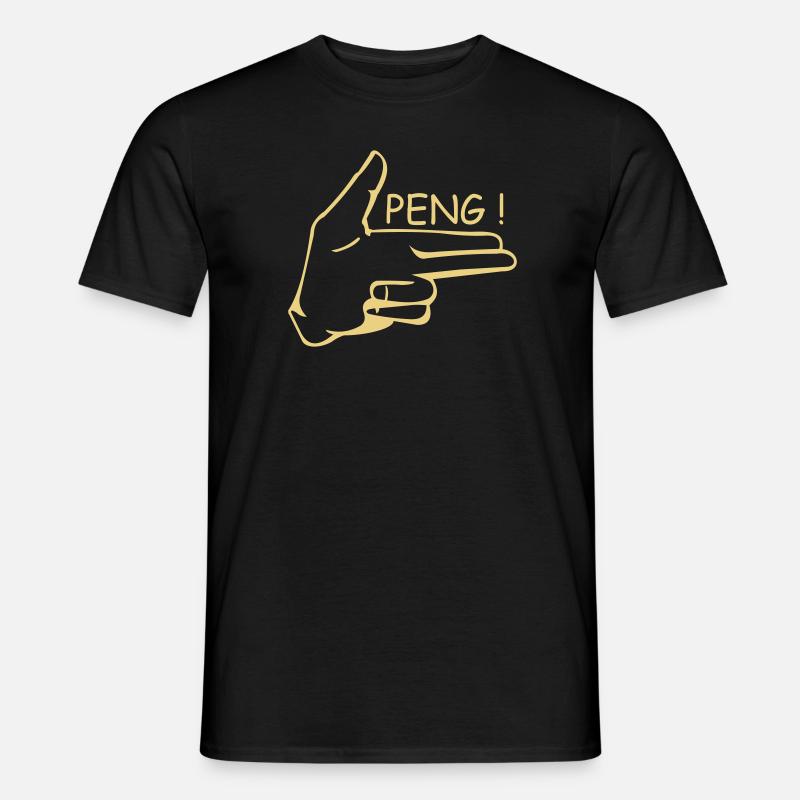 peng - Männer T-Shirt - Schwarz