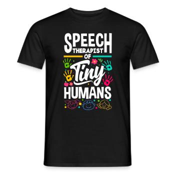 Speech Language Pathologist Pediatric Speech - Männer T-Shirt - Schwarz - Vorne - AI Model Male 178 light (178cm)