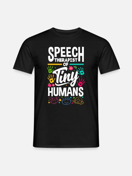 Speech Language Pathologist Pediatric Speech - Männer T-Shirt - Schwarz