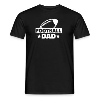 Football - T-shirt uomo - nero - Fronte - AI Model Male 178 light (178cm)